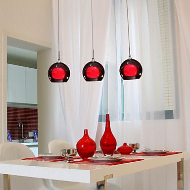Lustre Preto com Vermelho Lustre Preto com Vermelho